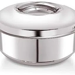 nbc Stainless Steel Double Insulated Hot Pot (1500ml 2500ml Pack of 3 Cook and Serve Casserole Set image 3