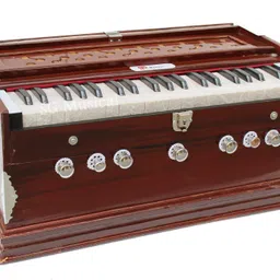 sg musical 3 1/4 Octave, Double Bellow, 39 Keys,7 Stopper SGM422(New) Double Fold Bellow 3 Octave Hand Pumped Harmonium image 2