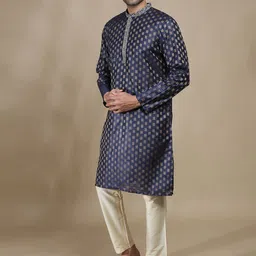 filori studio FILORI Ethnic Motifs Printed Jacquard Straight Kurta image 3