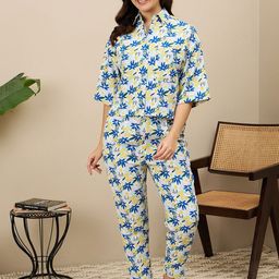 ETC Women Floral Printed Night suit-picture-13