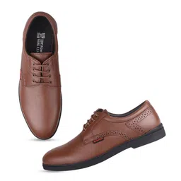 Red Chief Men Textured Leather Formal Derbys image 4