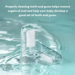 vmshoppingmall Baby Silicone Finger ToothBrush with case for Easy Cleaning Ultra Soft Toothbrush image 2