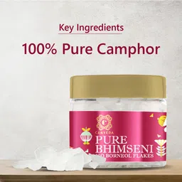 camveda Pure Bhimseni Camphor Kapoor/Kapur Isoborneol Flakes-100gm image 2