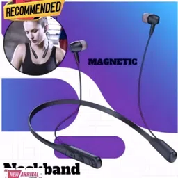 Bluetooth Neckband, Quick Charge, Power -W7 Bluetooth & Wired Headset-image-5