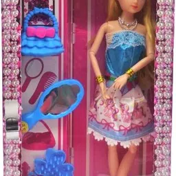 ctc creation Fashion Doll Set and Accessories for Party wear (Multicolor) (Age-3+) image 2