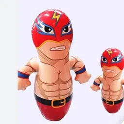 kindertales Hit Me Punching Toy for Outdoor &(IND*99184) Playing With Pump Inflatable HitMe Toys image 2