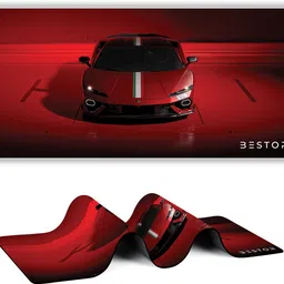 Bestor Lamborghini Mousepad Supercar Design with Precise Cut Edges 60cmx34cm Non Slip Base Mousepad-picture-10