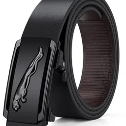 hoboken Men Formal, Casual Black Synthetic Belt image 1