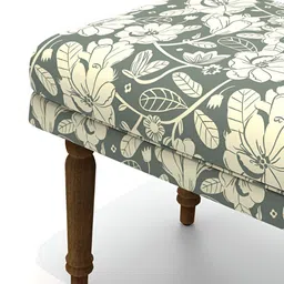 Chumbak Nawaab Bench - Grey'S Garden Lounge Chair image 2