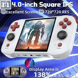 PICSTAR R46S Retro Handheld Game Linux System 4.0 Inch Ips Screen RK3566 Portable 64G with R46S Retro Handheld image 3