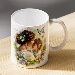 fifth creations I Love You Mom Printed 350ml Ceramic Coffee & Tea | Best Mother's Day Gift Ceramic Coffee Mug image 2