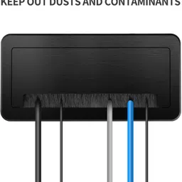 AKG TECHNICAL Pop Up Box Cable Cubby with HDMI, Audio, LAN, USB & Power Ports Smart Plug image 4