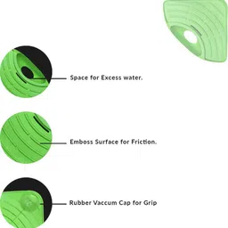 ronaka Multipurpose Kitchen Sink Corner Organizer Tray Drainer Rack Holder Collapsible Colander image 5