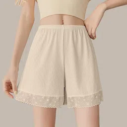 quickmove Solid Women Grey Regular Shorts image 1