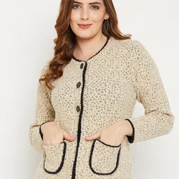 Zigo Women Printed Wool Sweater-image-39
