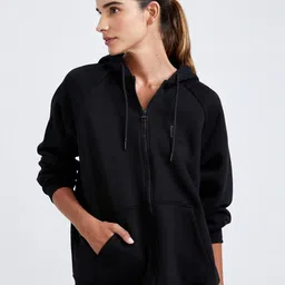 DeFacto Women Black Solid Cardigan image 2