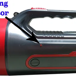 mitsales 1.5 Km Long Range Torch With 100 W Laser Light,Strong ABS Plastic Body 10 hrs Torch Emergency Light image 4