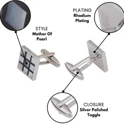 the tie hub Brass Cufflink image 3