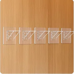 Self-Adhesive Clear Shelf Support Hook - Wall Brackets for Floating Shelves Hook 5-image-16