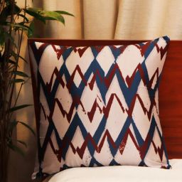 Grey Traditional Poly Canvas 16 x 16 Inches Cushion Cover by Zeba-picture-5