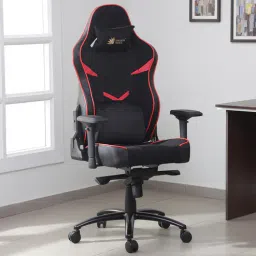 green soul Monster Fabric Gaming Chair in Red & Black Colour-picture-13