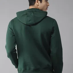 roadster Men Full Sleeve Solid Hooded Sweatshirt image 5
