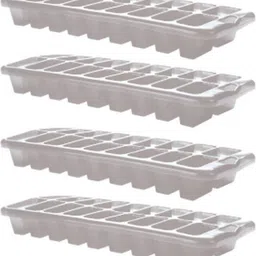gruvi Awesome Pilastic Trays White Plastic Ice Cube Tray-picture-48