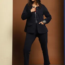 Baawri Pure Cotton Jacket & Trousers Co-Ord Set-picture-39