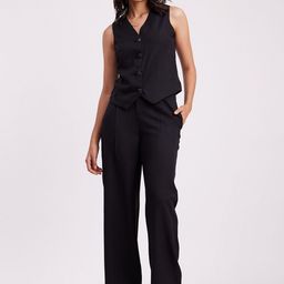 FableStreet V-Neck Button Detail Top & Trouser-picture-27