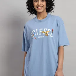 GRIFFEL Typography Printed Pure Cotton T-shirt With Shorts Co-Ords-picture-33