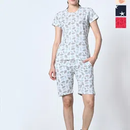 BAESD Pack Of 4 Conversational Printed Pure Cotton T-Shirt With Shorts-picture-18