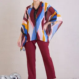 Antheaa Embellished Top With Trouser Co-Ords-picture-37