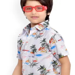BAESD Boys Printed Pure Cotton Shirt & Shorts image 4