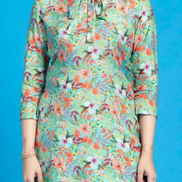 OCTICS Floral Printed Top With Trousers Co-Ords image 5