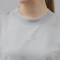 GRIFFEL Round Neck Pure Cotton Oversized Fit T-Shirt & Shorts image 2