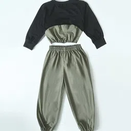 BAESD Girls Round Neck Full Sleeves Cotton Top &  Capris image 2