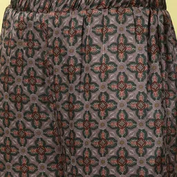 Mafadeny Ethnic Motifs Printed V-Neck Kaftan Tunic & Palazzos image 3