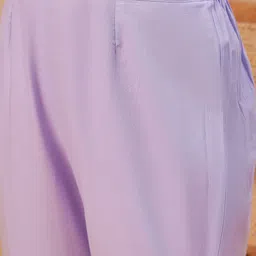 Anouk Embroidered Shirt Collar Pure Cotton Top With Trouser image 3