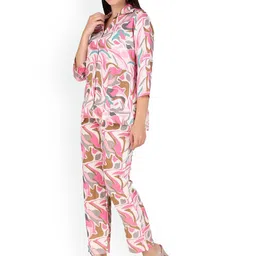 BAESD Abstract Printed Shirt & Palazo image 2