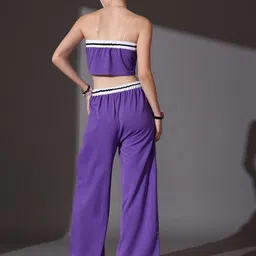 STREET 9 Off Shoulder Top With Flared Trousers Co-Ords image 4