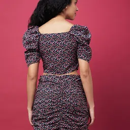 Globus Printed V-Neck Co-Ord Set image 3