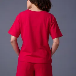 GO DEVIL Round Neck Pure Cotton T-Shirt With Shorts Co-Ord Set image 4