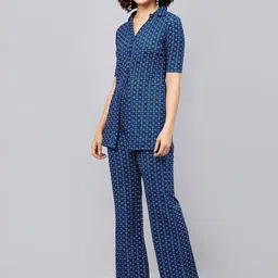 Orchid Blues Printed Top With Trousers Co-Ords image 3