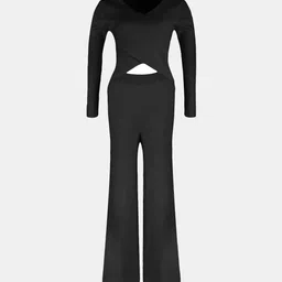 Trendyol Plus Size V-Neck Crop Top & Palazzo Acrylic Co-Ords image 4