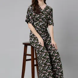 SHOWOFF Women Printed Top With Palazzo image 2