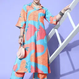 Varanga Printed Kurta Set image 4