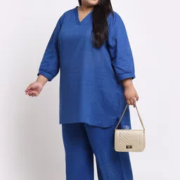 sindrellastorie Plus Size Pure Cotton Tunic & Trousers image 2