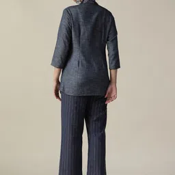 ARPITA SULAKSHANA Embellished Shirt Collar Pure Cotton Co-Ords image 4