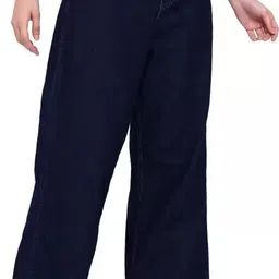 r.code by the roadster life co. Women Loose Fit Mid Rise Dark Blue Jeans-picture-36