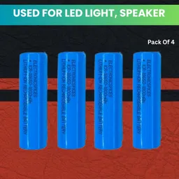 sacro Rechargeable 1800Mah Lithium-Ion For Light Speaker Pack of 4Q258 Battery-picture-39